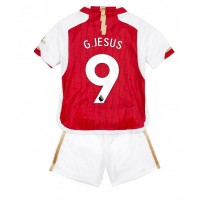 Dres Arsenal Gabriel Jesus #9 Domáci pre deti 2023-24 Krátky Rukáv (+ trenírky)